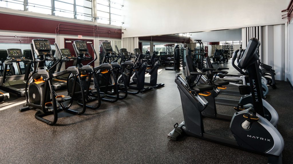 Compton College cardio equipment