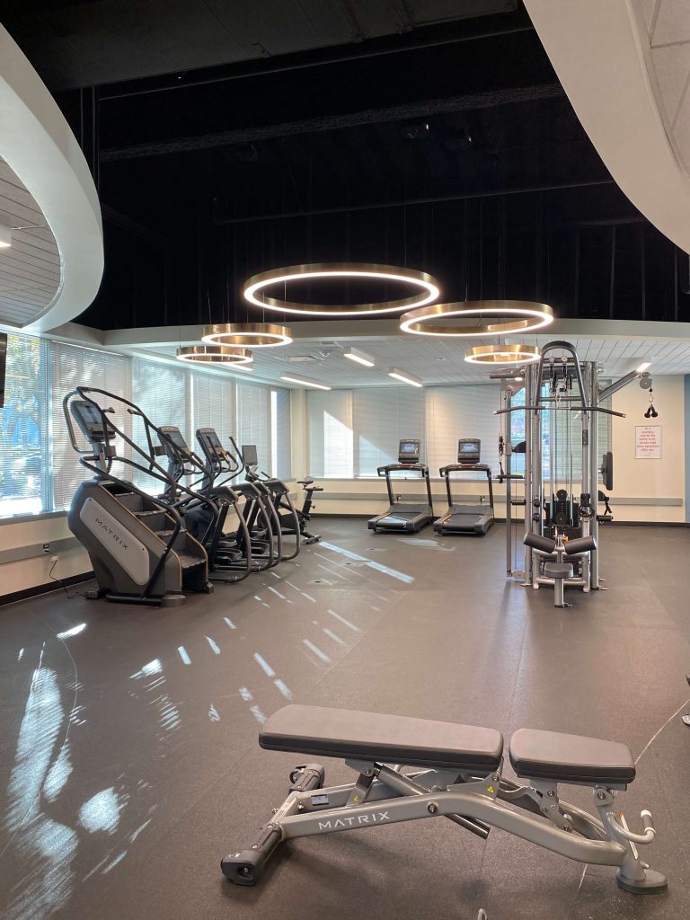 Hines Corporate Commons cardio equipment