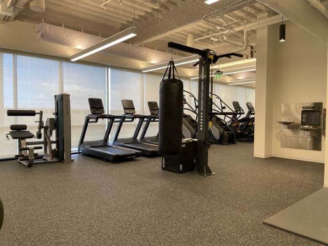 Zoox cardio equipment and boxing area