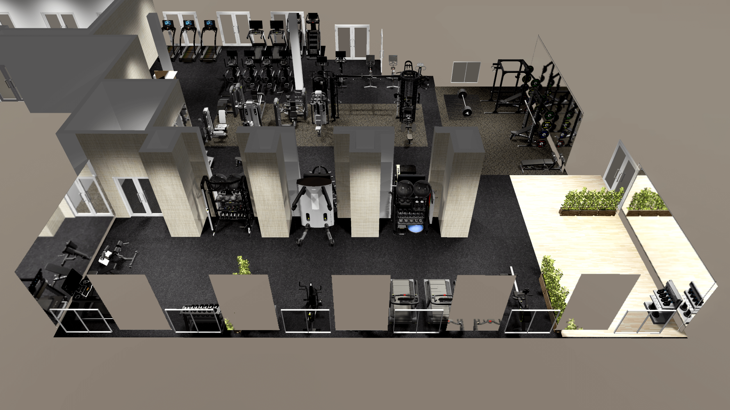 Design for modern gyms